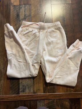 Nike Men Light Peach Fleece Joggers